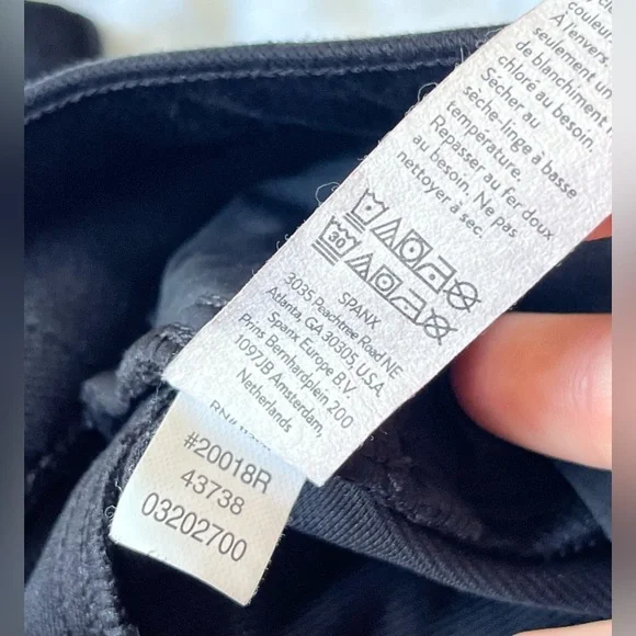 SPANX Black Colored Jegging Style Ankle Leggings SIZE M - Picture 9 of 9